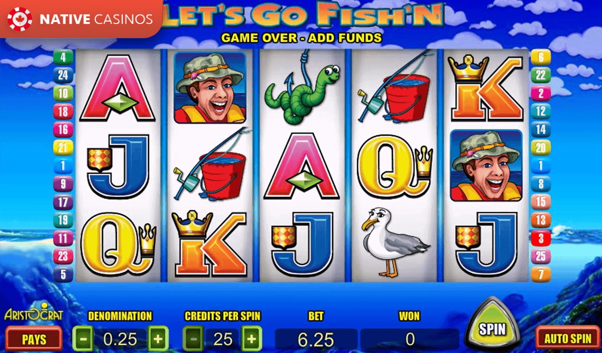 Play Let’s Go Fish’n By Aristocrat Info