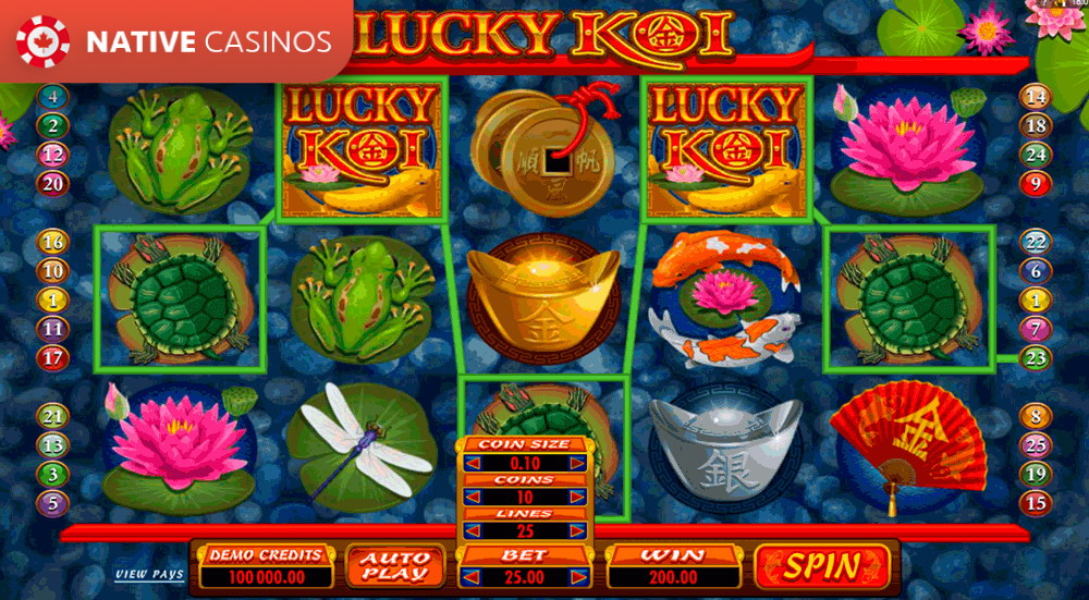 Play Lucky Koi by Microgaming