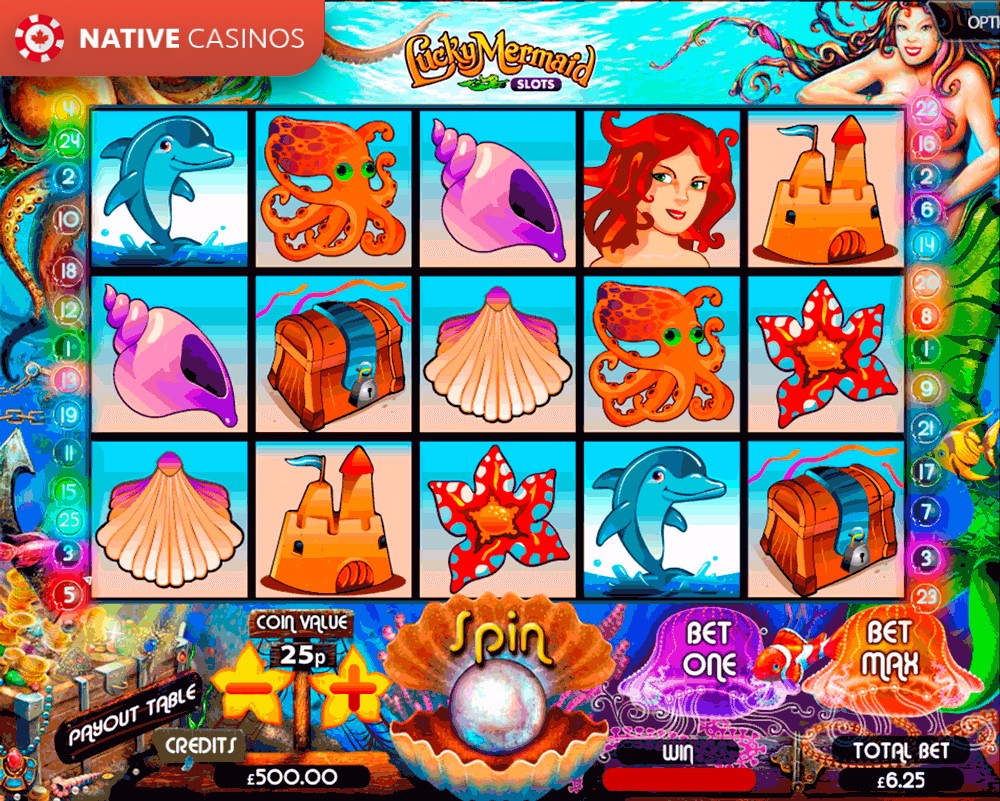 Play Lucky Mermaid Slots By MultiSlot