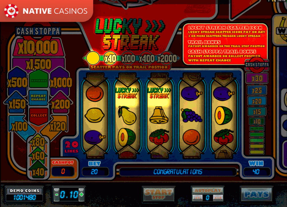 Play Lucky Streak By Microgaming