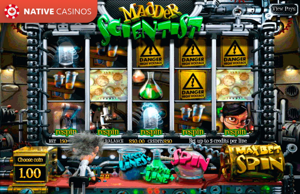 Play Madder Scientist By About BetSoft