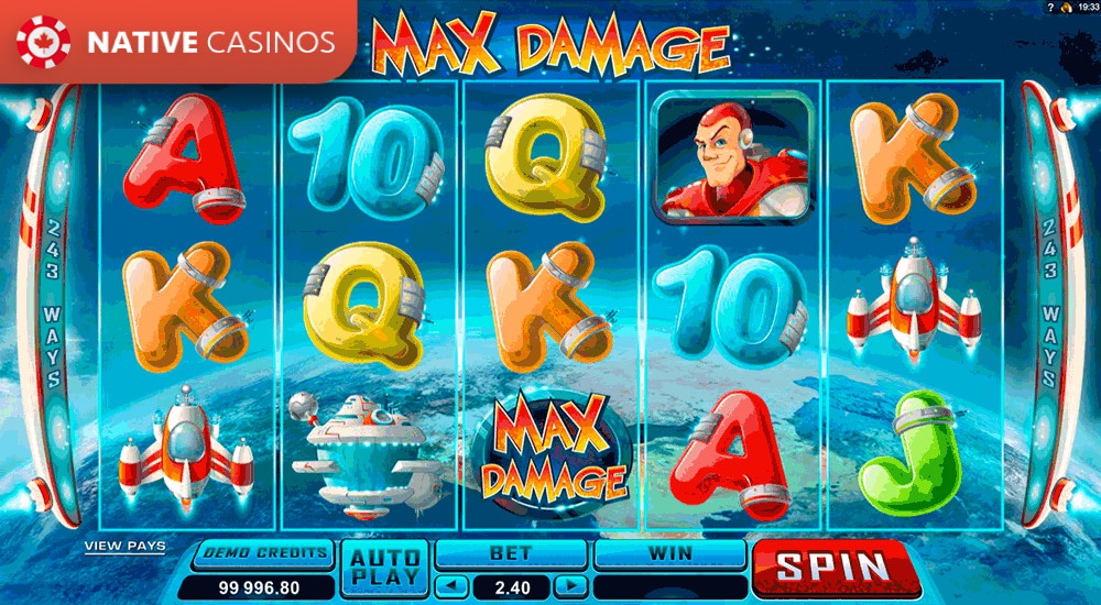 Play Max Damage by Microgaming