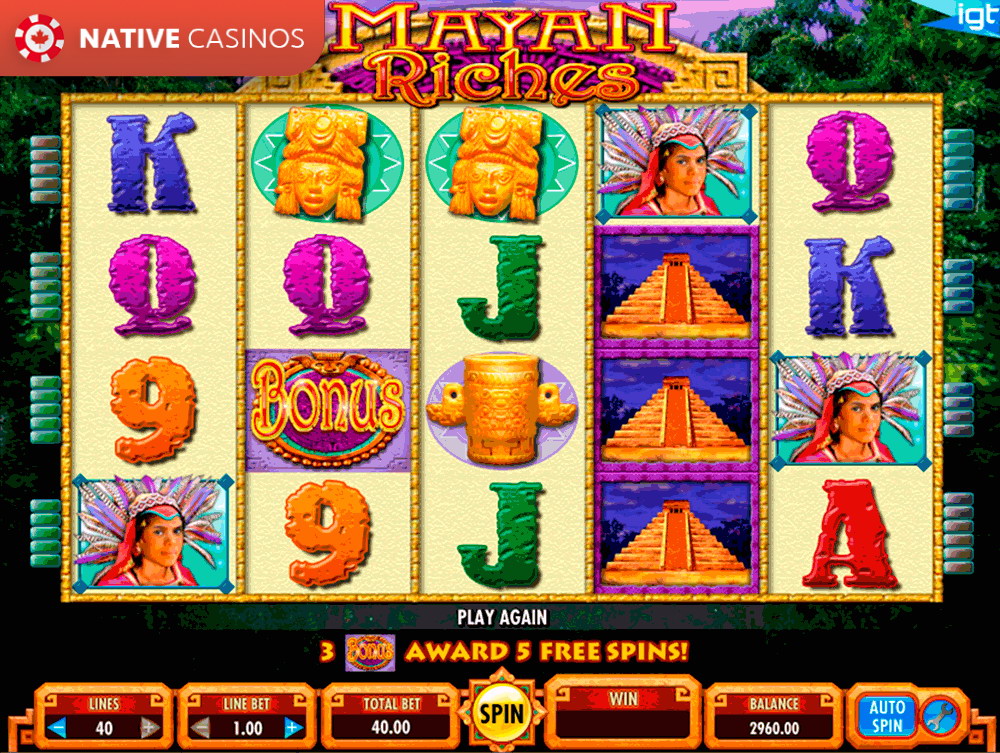 Play Mayan Riches By IGT