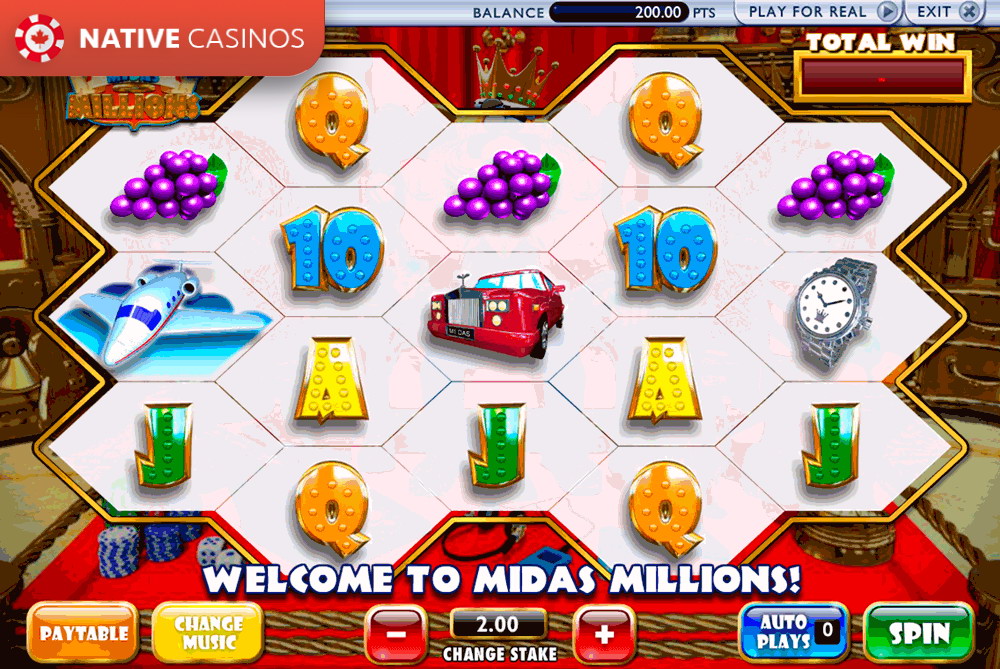 Play Midas Millions Slot by Ash Gaming For Free