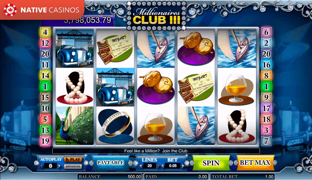 Play Millionaires Club III By Amaya
