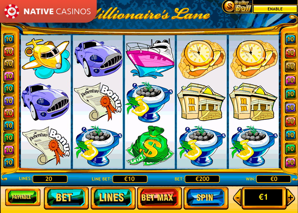 Play Millionaire’s Lane By PlayTech