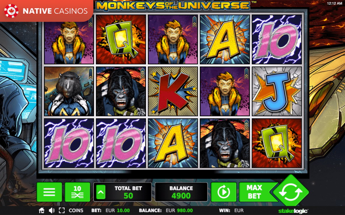 Play Monkeys of the Universe By Stake Logic