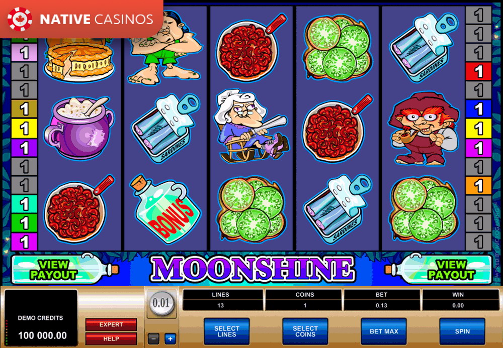 Play Moonshine by Microgaming