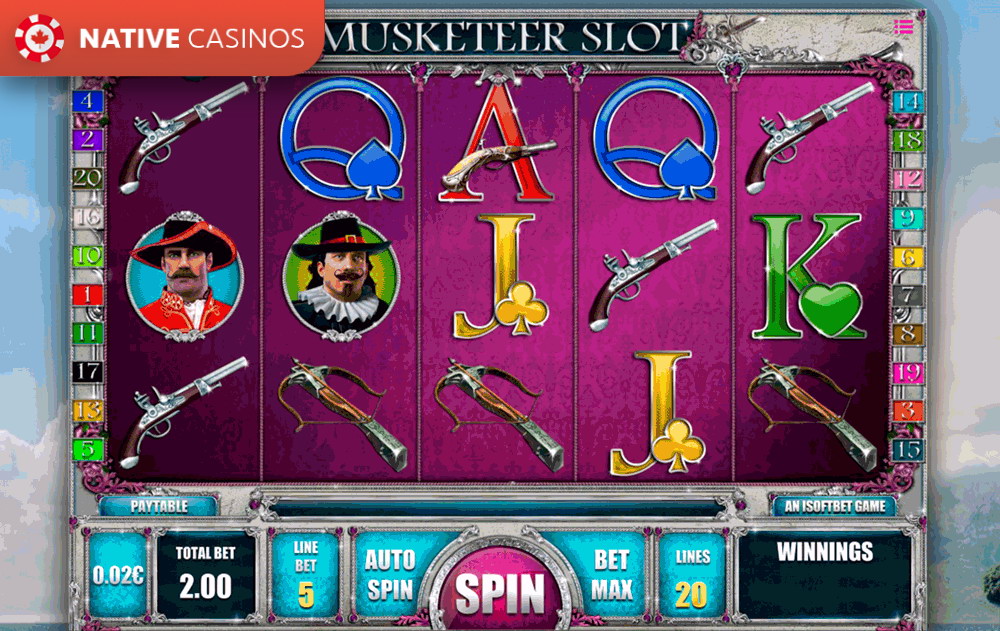 Play Musketeer Slot By ISoftBet Info