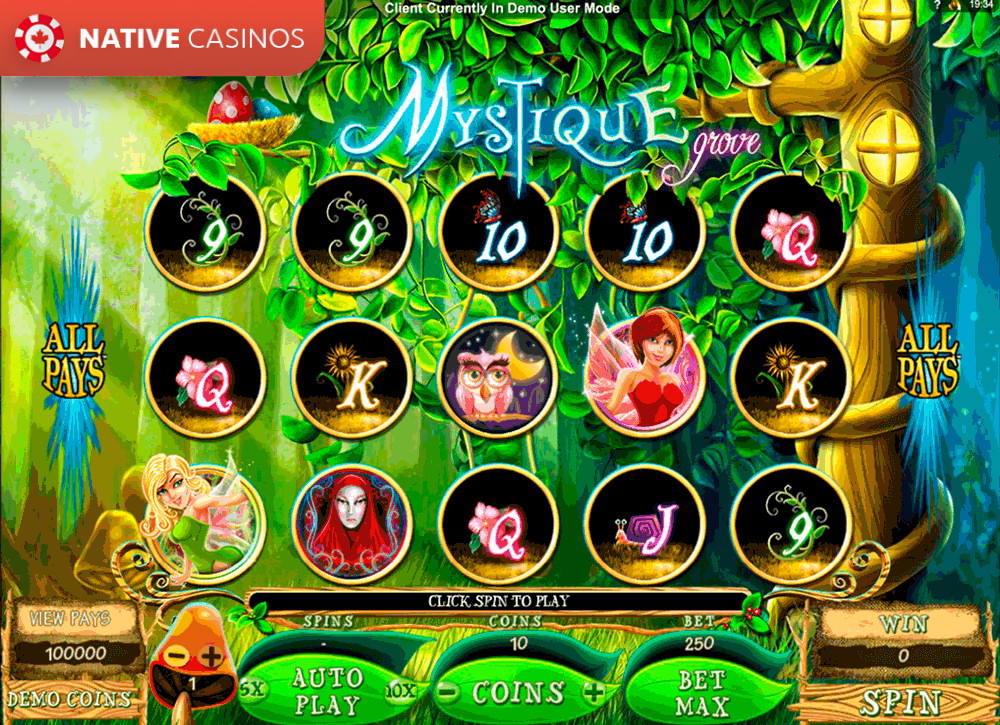 Play Mystique Grove by Microgaming