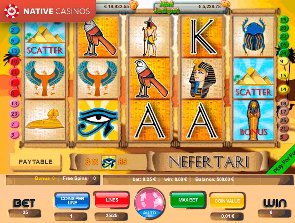 Play Nefertari By Portomaso Gaming