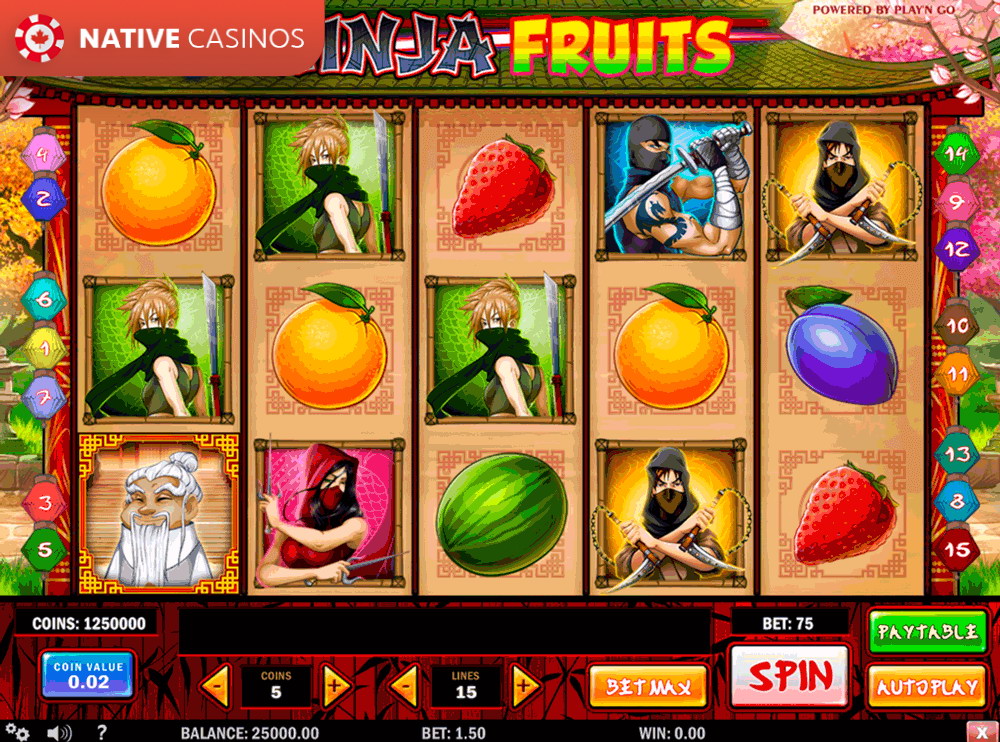 Play Ninja Fruits By About Play’n Go