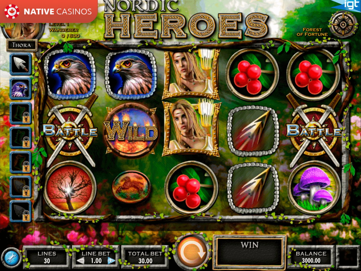 Play Nordic Heroes Slot Machine by IGT
