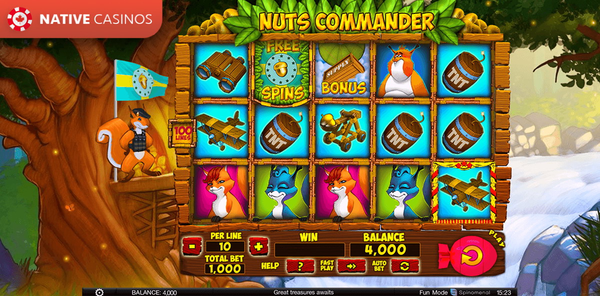 Play Nuts Commander By Spinomenal