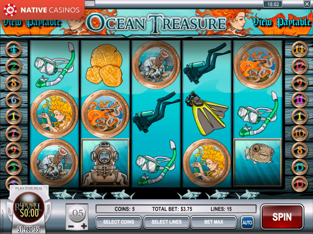 Play Ocean Treasure By Rival