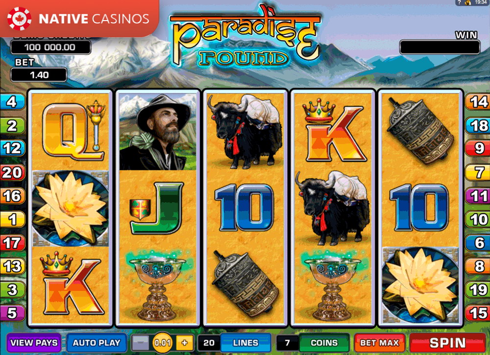 Play Paradise Found by Microgaming