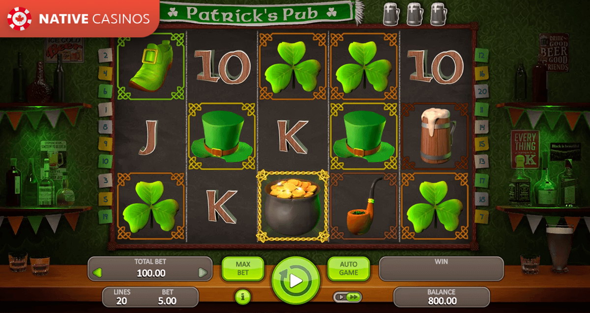 Play Patrick’s Pub By Booongo