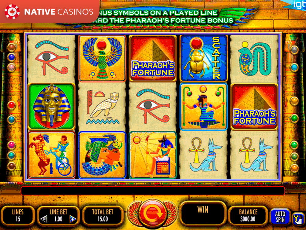 Play Pharaohs Fortune By IGT
