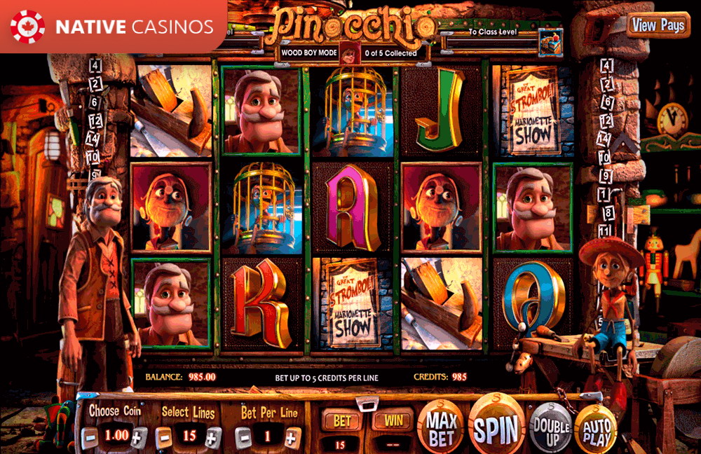 Play Pinocchio By About BetSoft