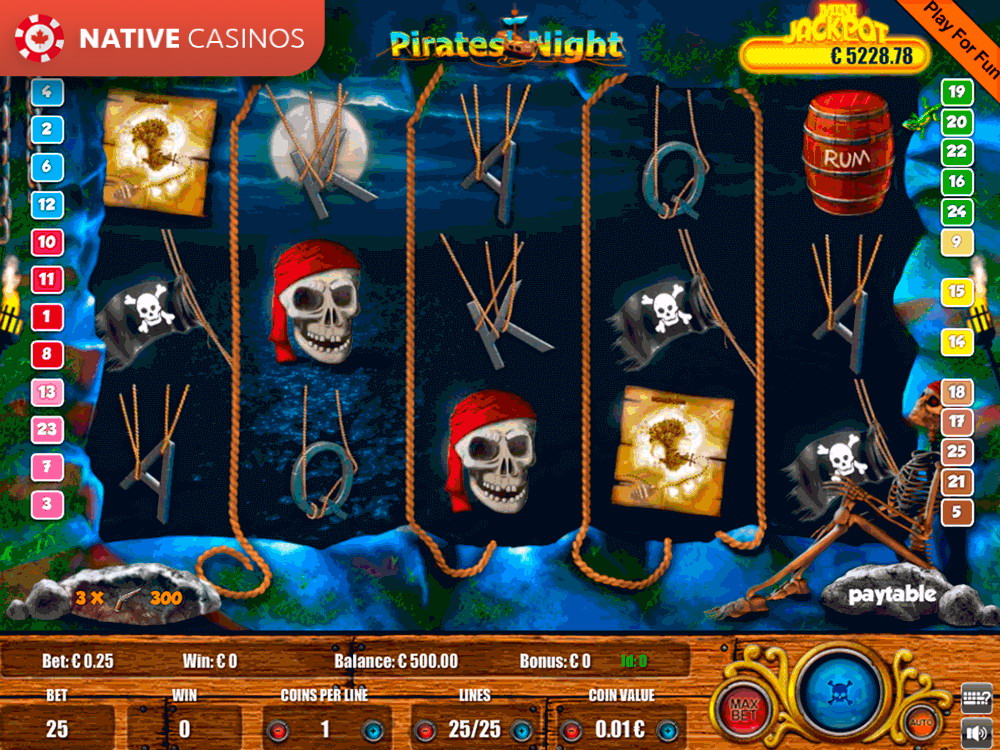 Play Pirates Night By Portomaso Gaming