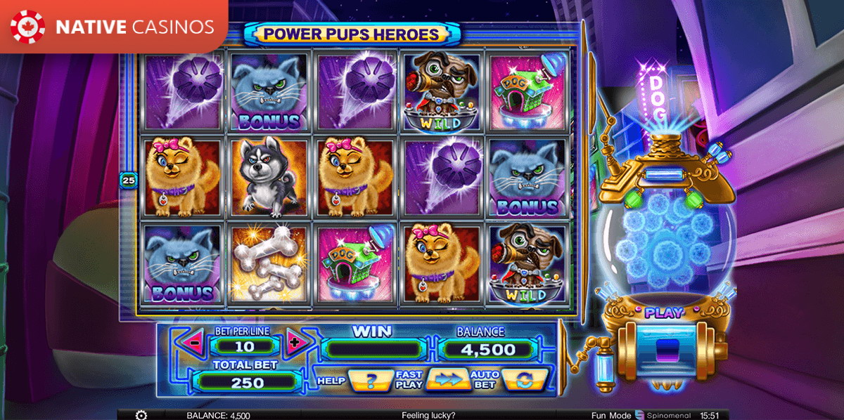 Play Power Pups Heroes By Spinomenal