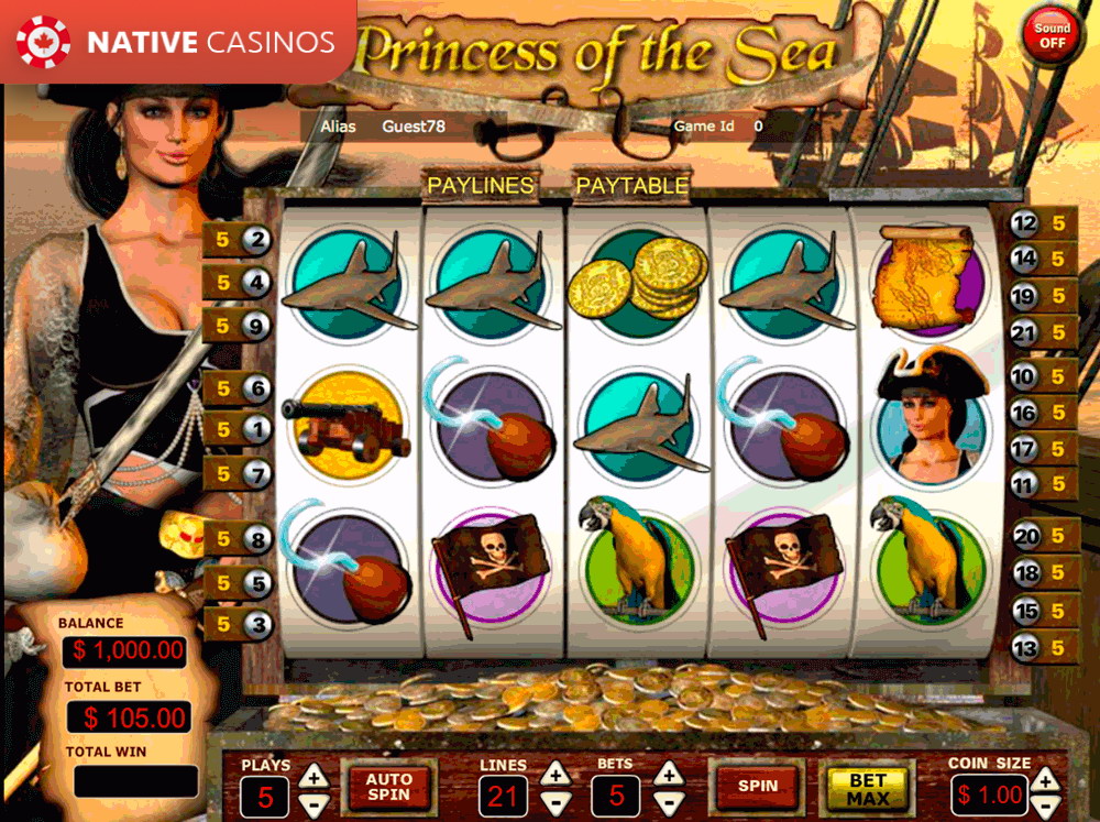 Play Princess Of The Sea By Vista Gaming