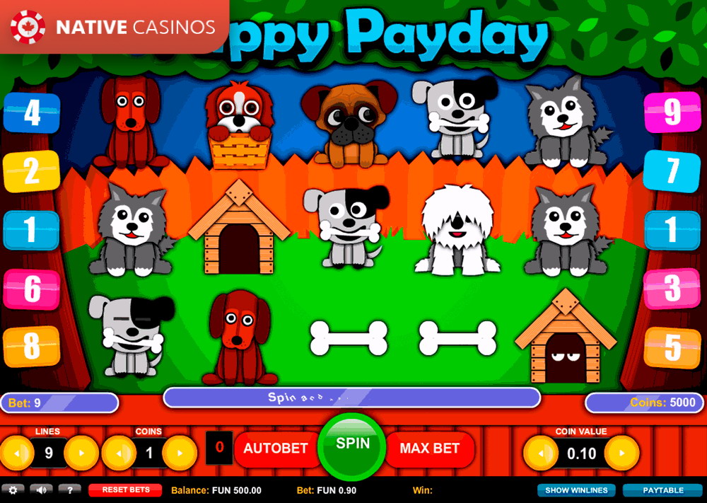 Play Puppy Payday By 1X2gaming