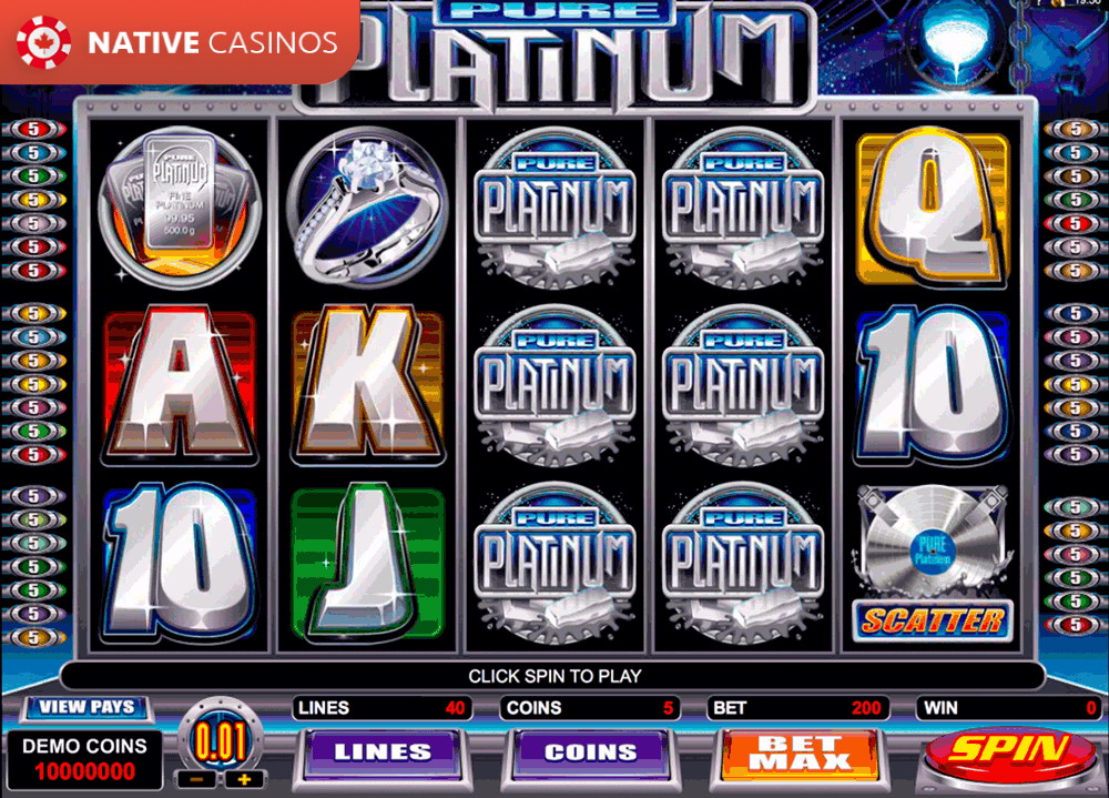 Play Pure Platinum by Microgaming