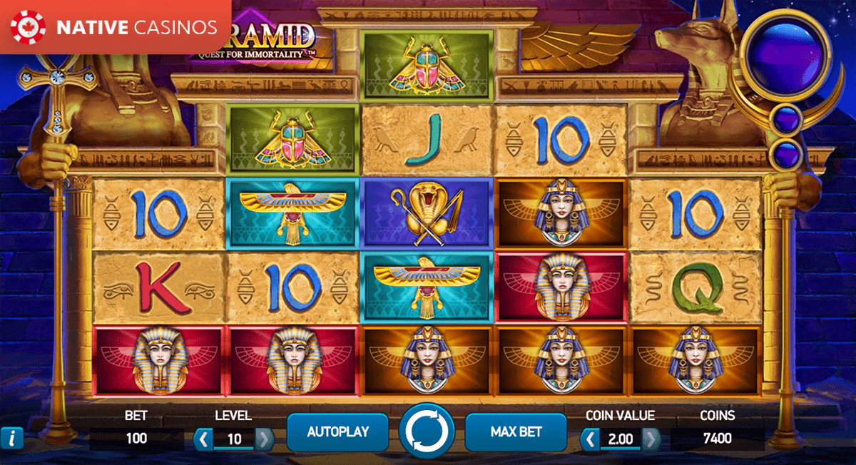 Play Pyramid: Quest for immortality By NetEnt