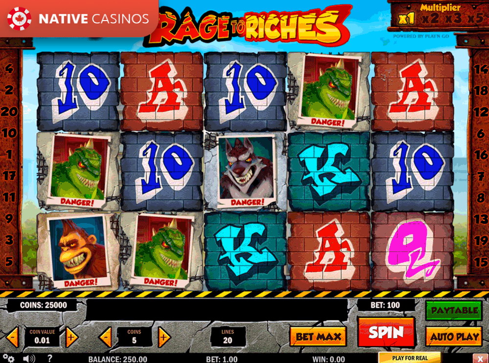 Play Rage to Riches By About Play’n Go