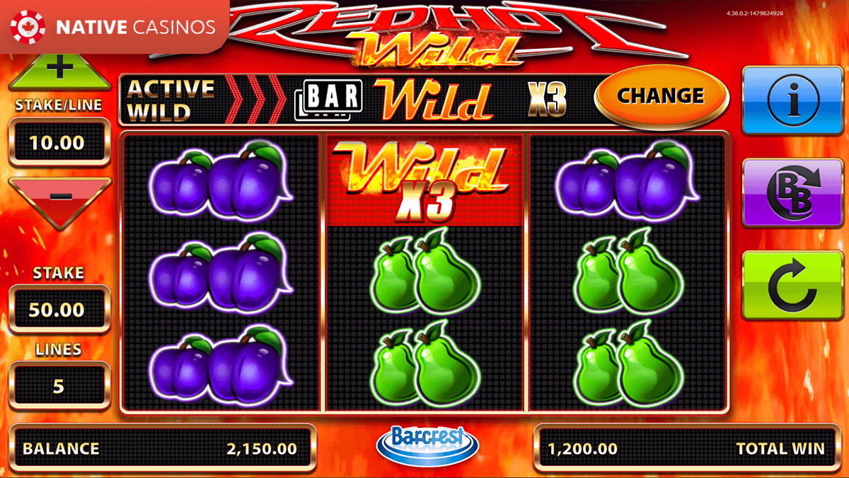 Play Red Hot Wild Slot by Barcrest For Free
