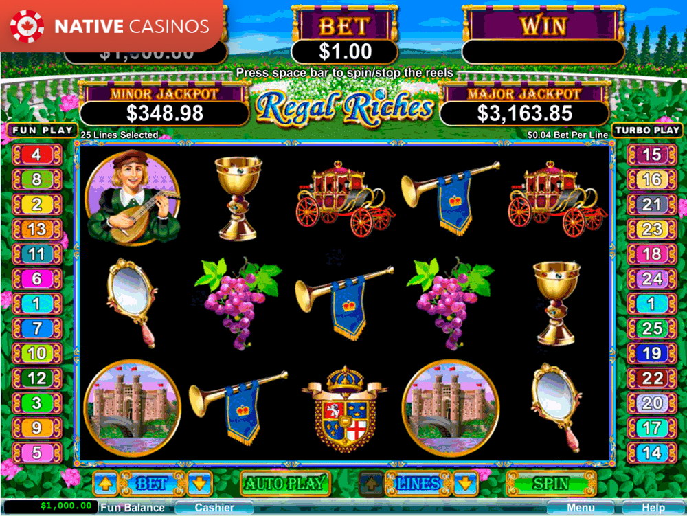 Play Regal Riches By RTG