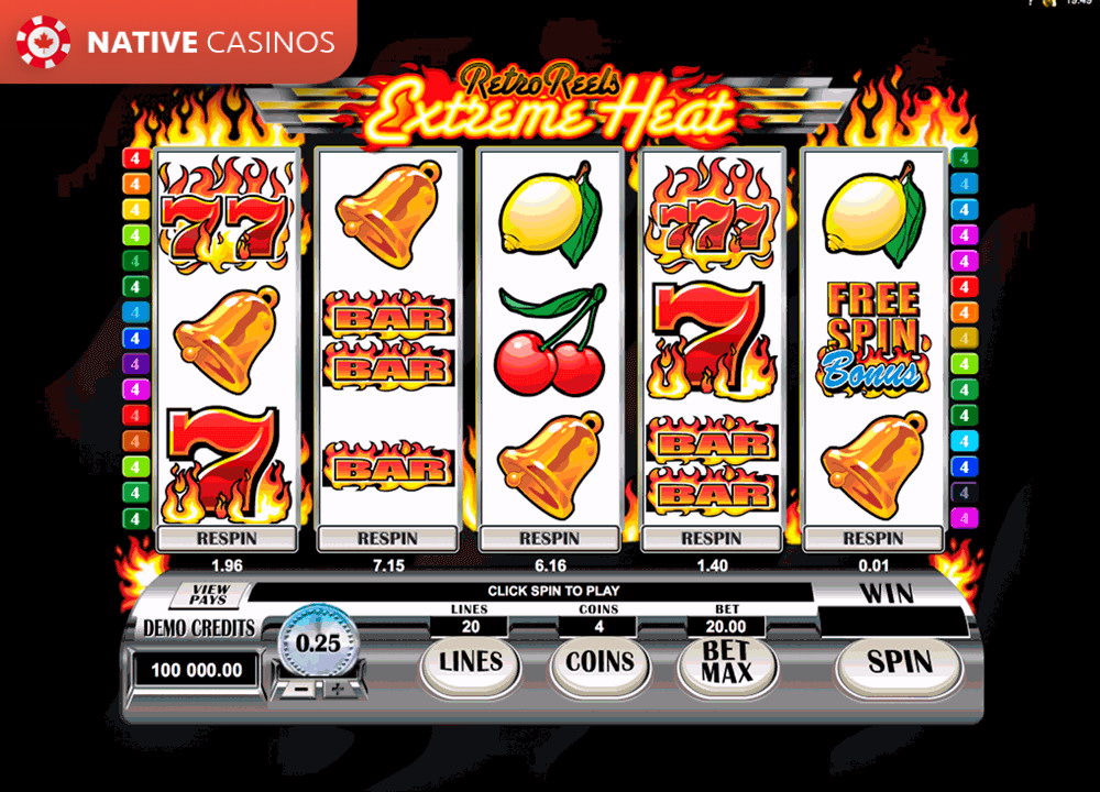 Play Retro Reels – Extreme Heat Slots by Microgaming For Free
