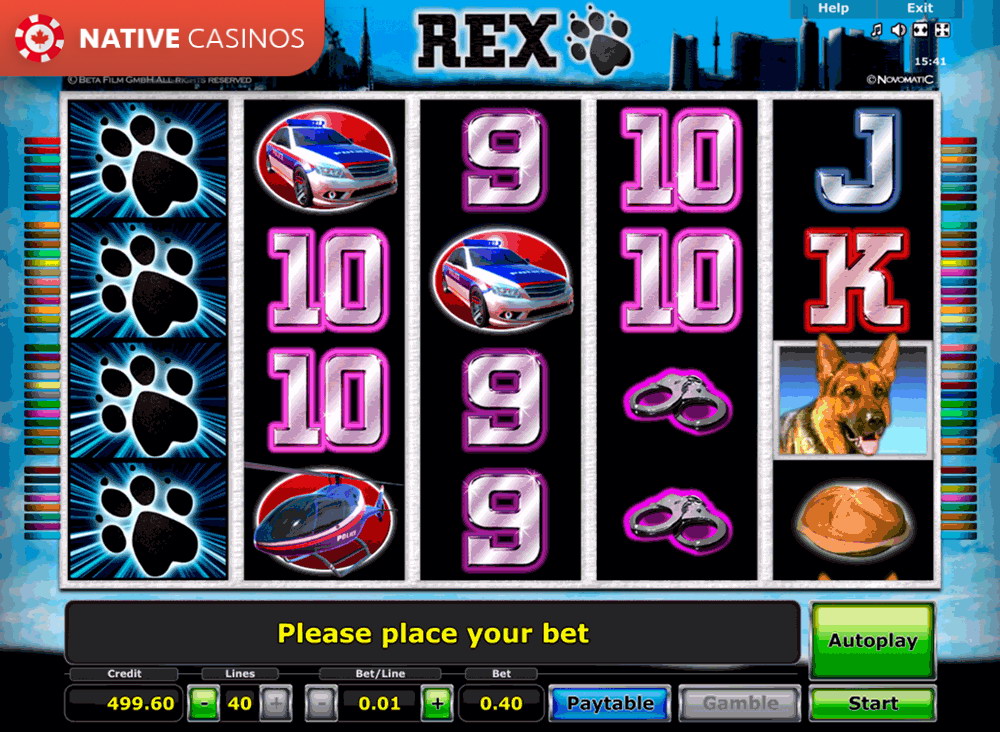 Play Rex By Novomatic Info