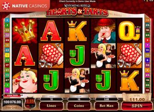Rhyming Reels – Hearts and Tarts by Microgaming