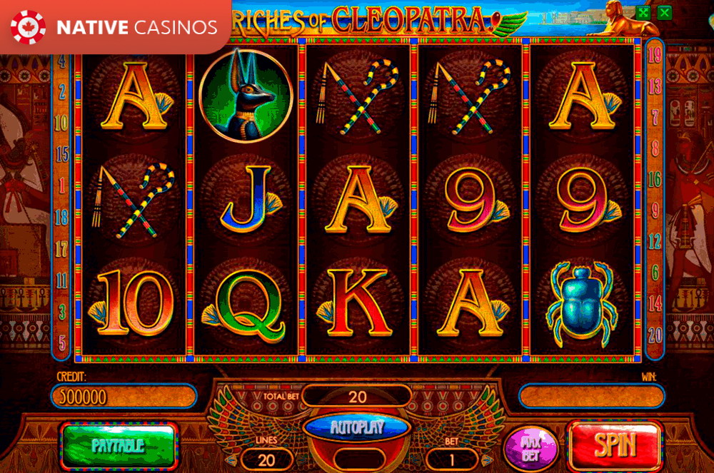 Play Riches of Cleopatra Slot by Playson For Free