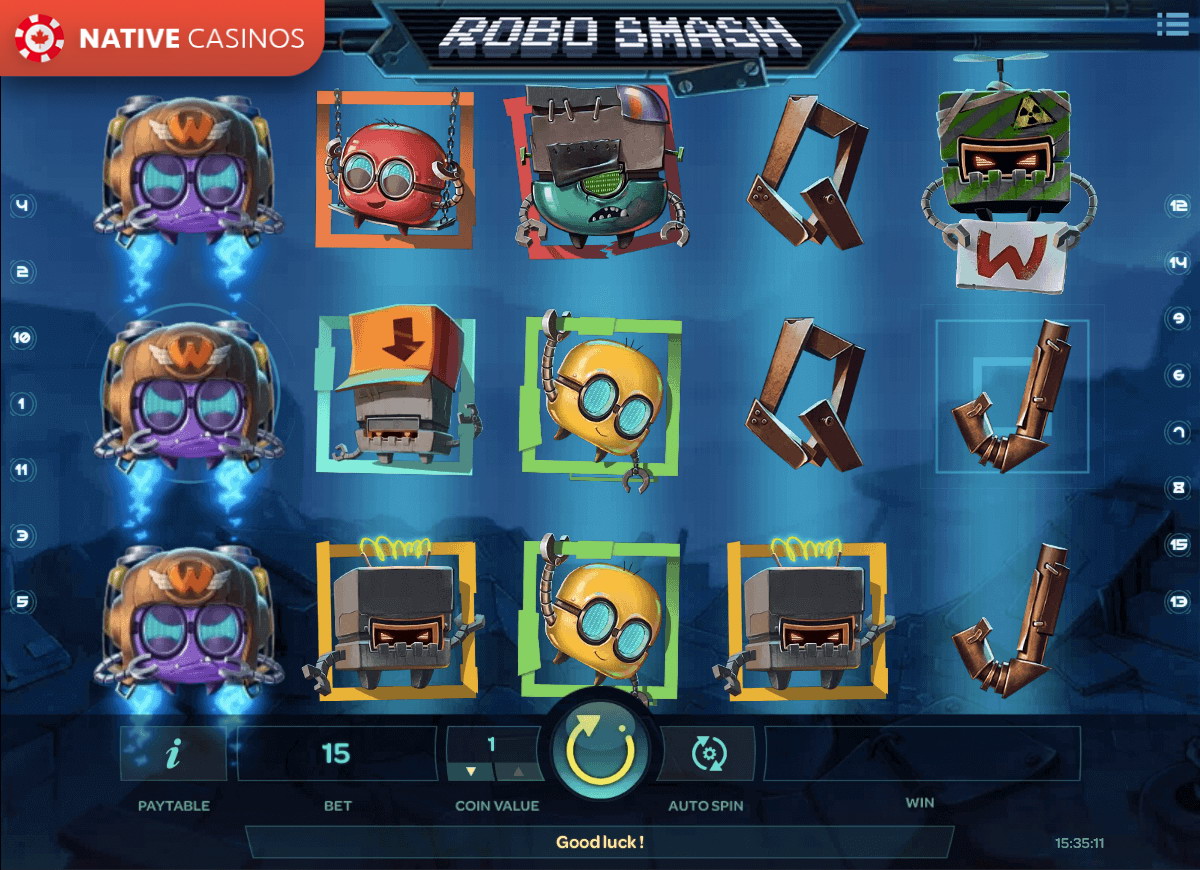 Play Robo Smash Slot by iSoftBet