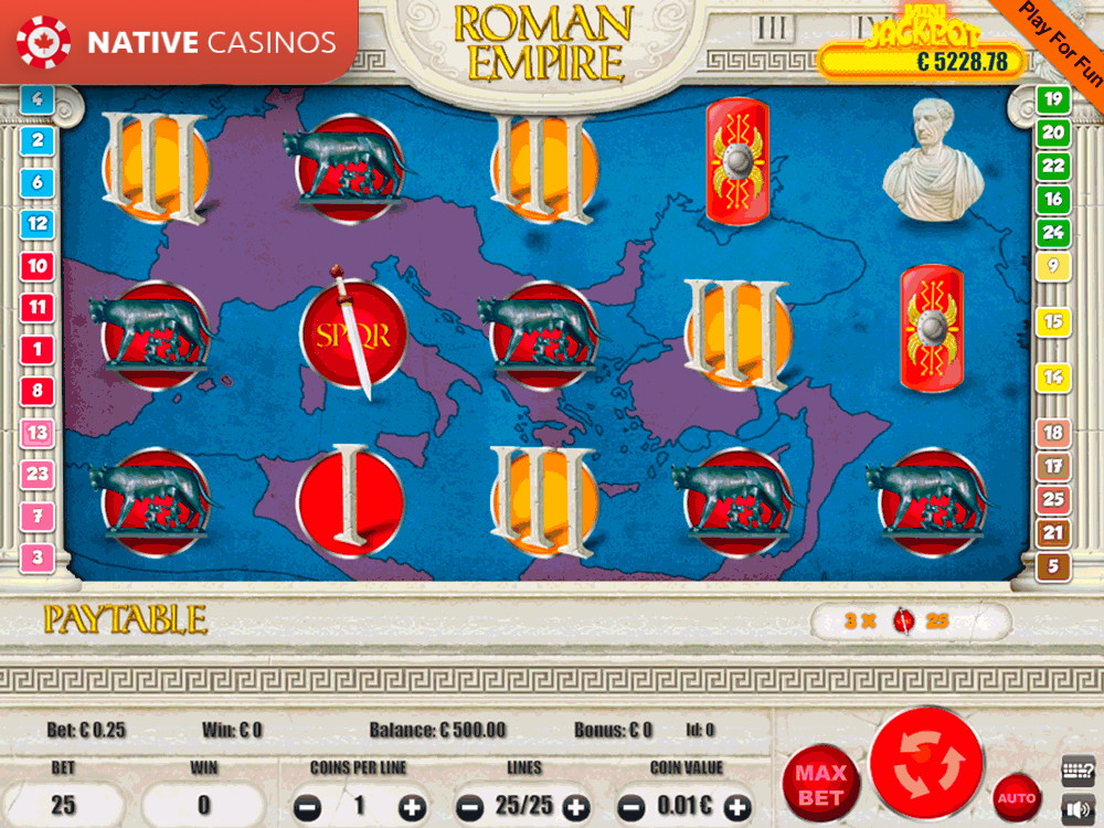 Play Roman Empire By Portomaso Gaming