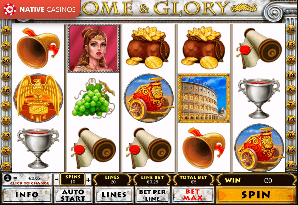 Play Rome and Glory By PlayTech