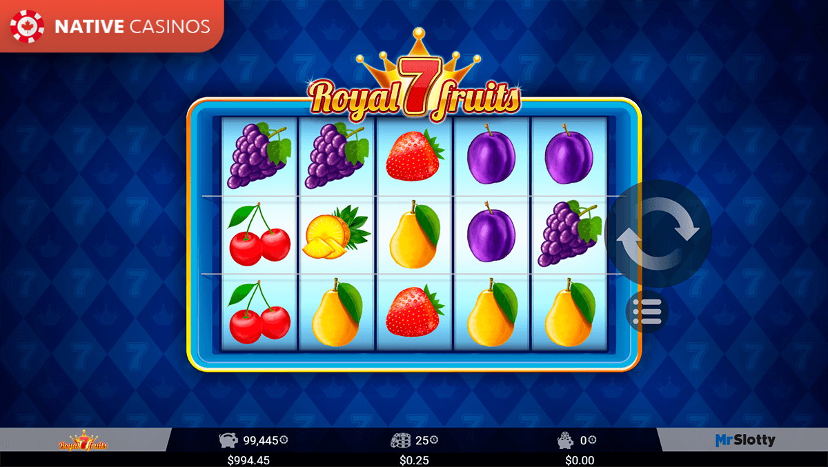 Play Royal 7 Fruits By MrSlotty