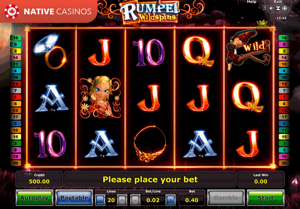 Play Rumpel Wildspins By Novomatic Info