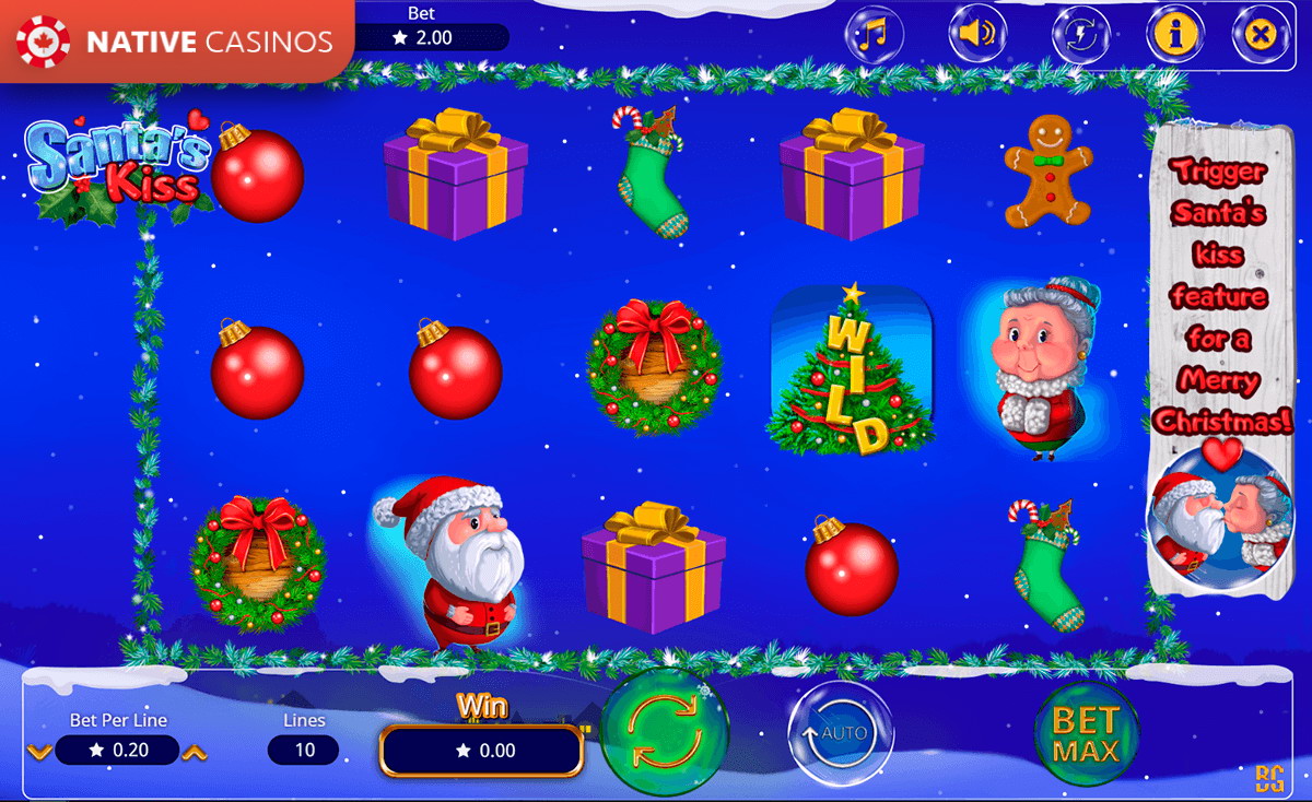 Play Santa’s Kiss By Booming Games
