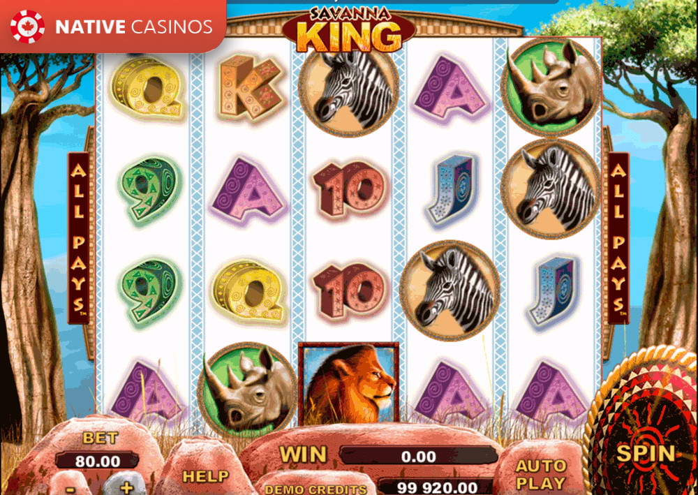 Play Savanna King By Genesis Gaming