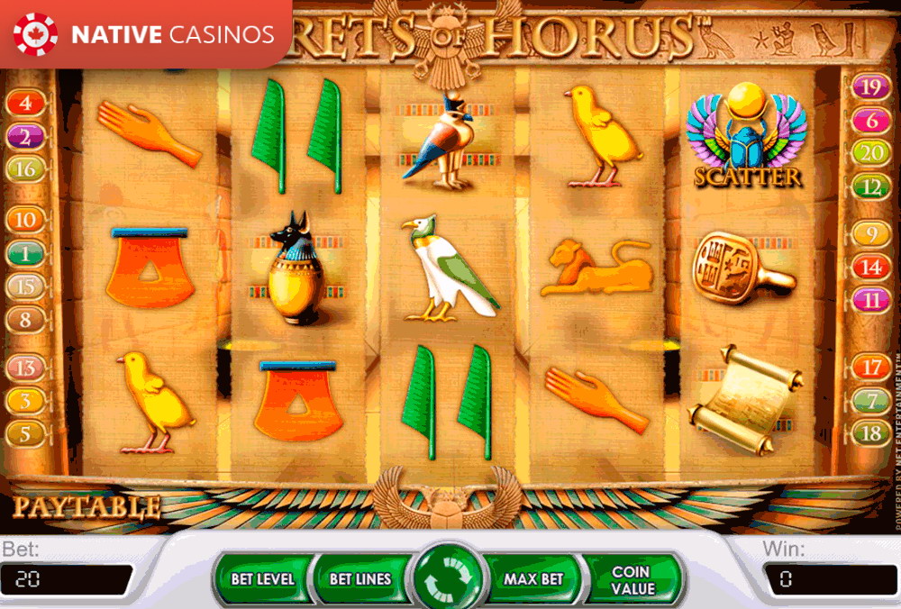 Play Secrets of Horus By NetEnt