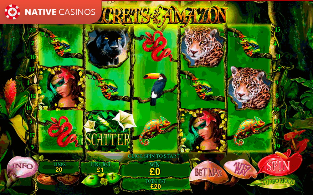Play Secrets of the Amazon By PlayTech