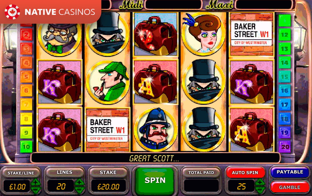 Sherlock’s Reel Mystery Slot by OpenBet For Free on NativeCasinos