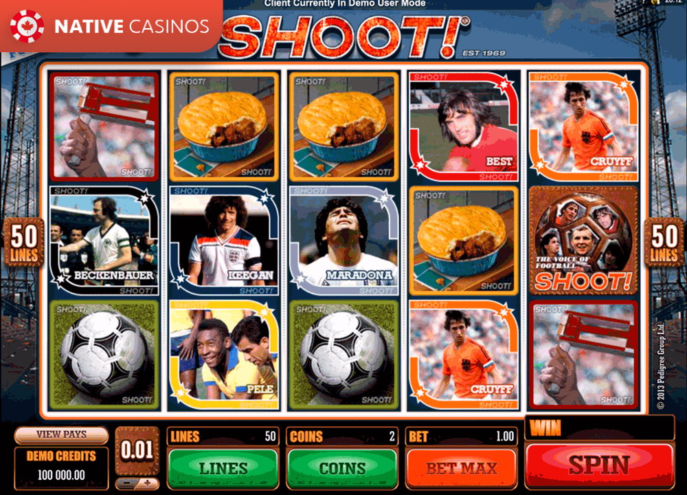 Play Shoot! by Microgaming