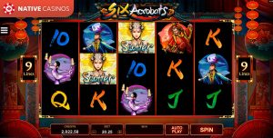 Six Acrobats Slots by Microgaming For Free