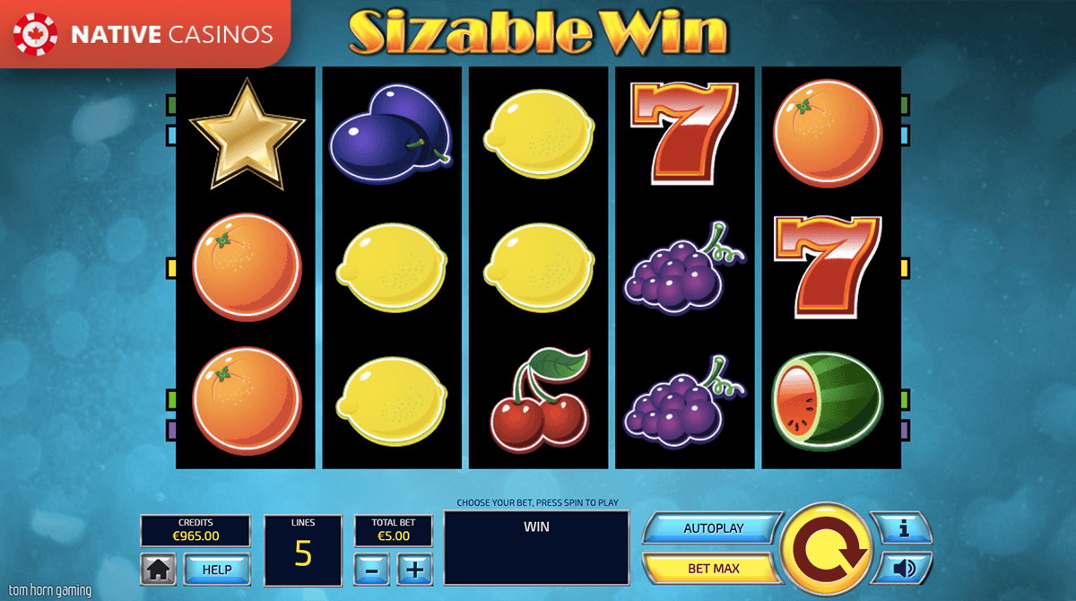 Play Sizable Win By Tom Horn