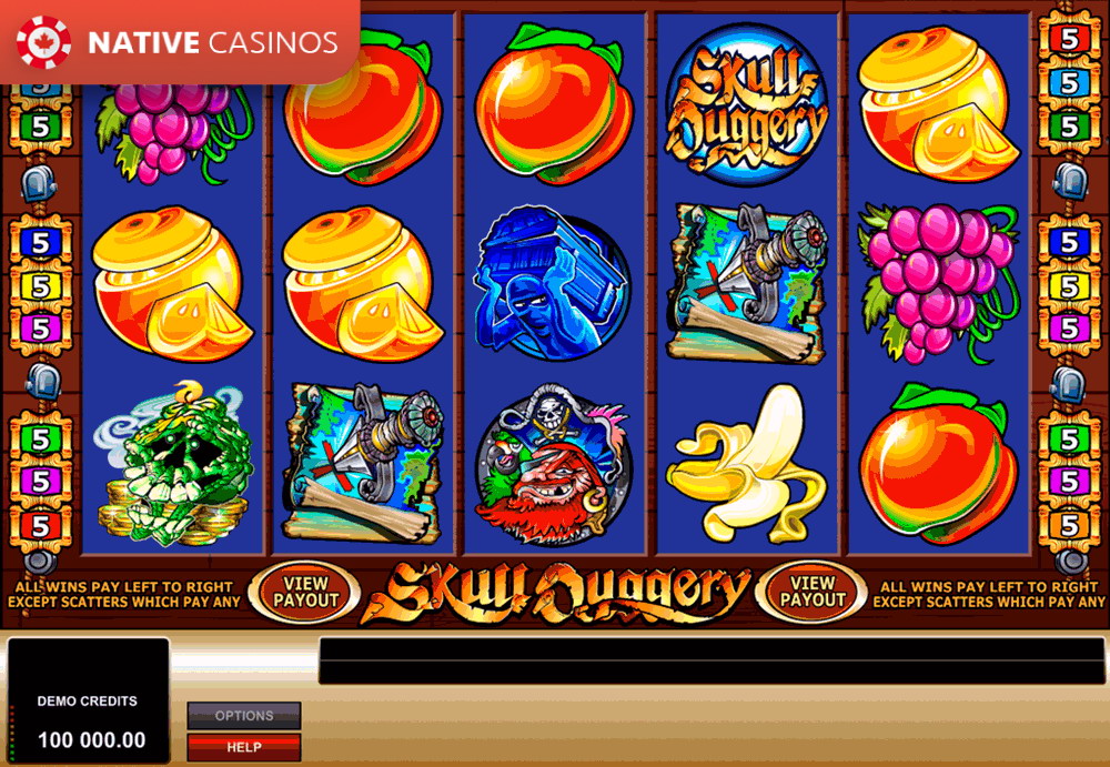 Play Skull Duggery by Microgaming